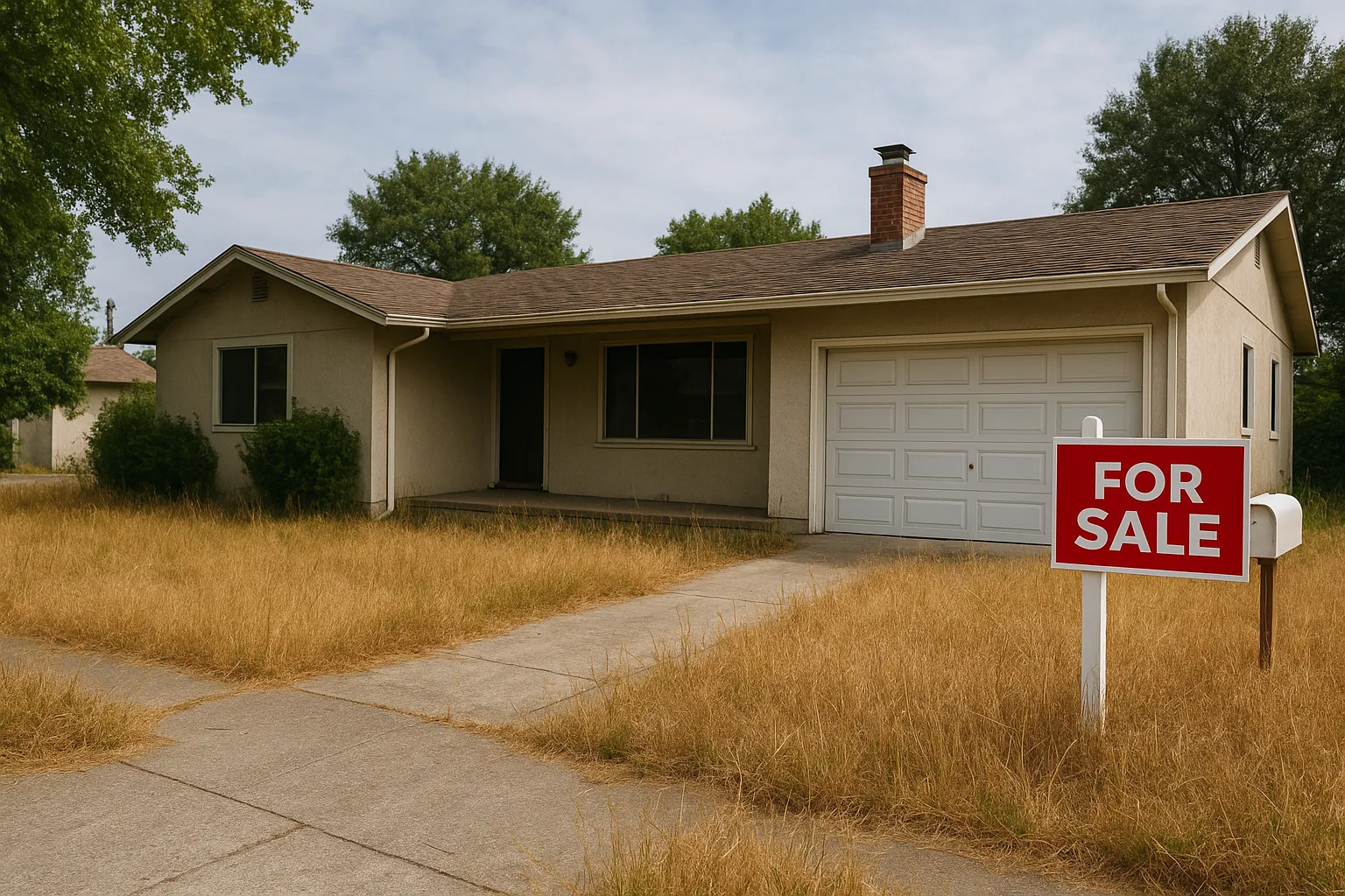 acant house in California ready for sale as-is with no repairs